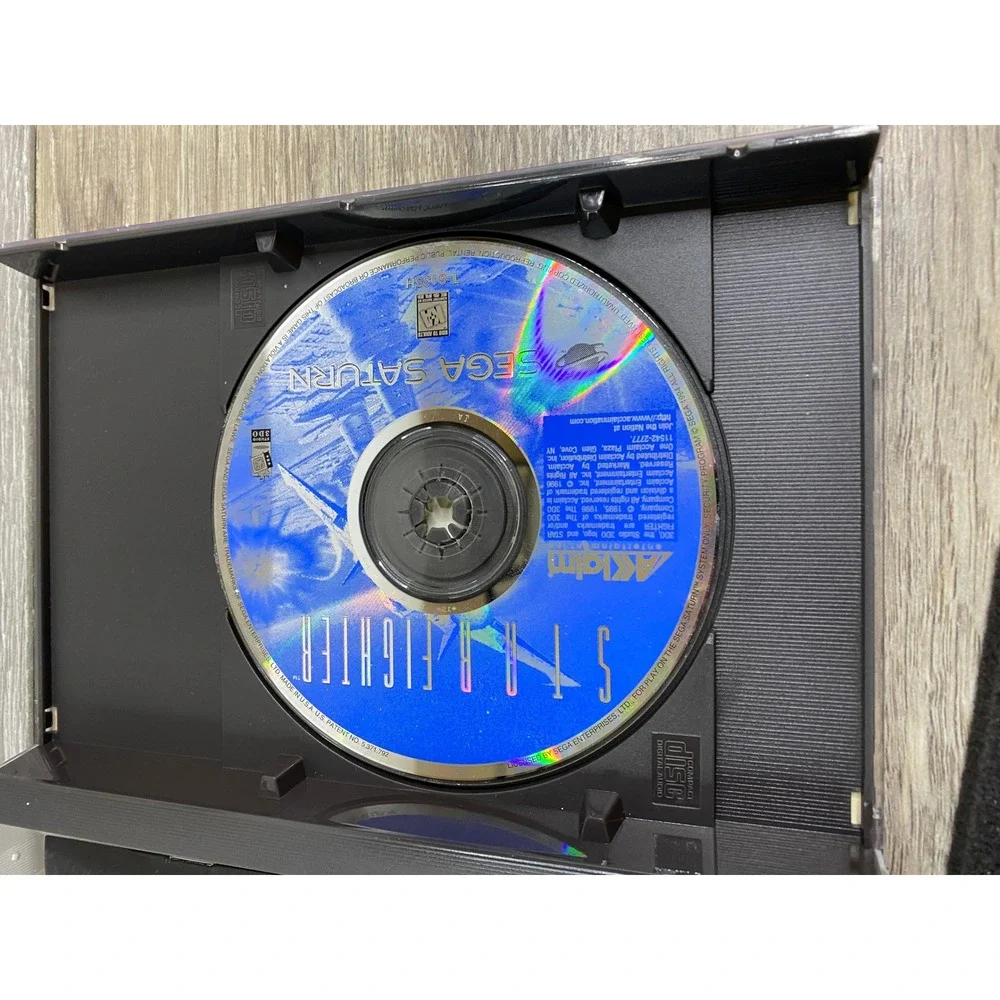 Star Fighter Sega Saturn 1996 Acclaim Space Combat‎ Flight Sim T-8135H Long Box